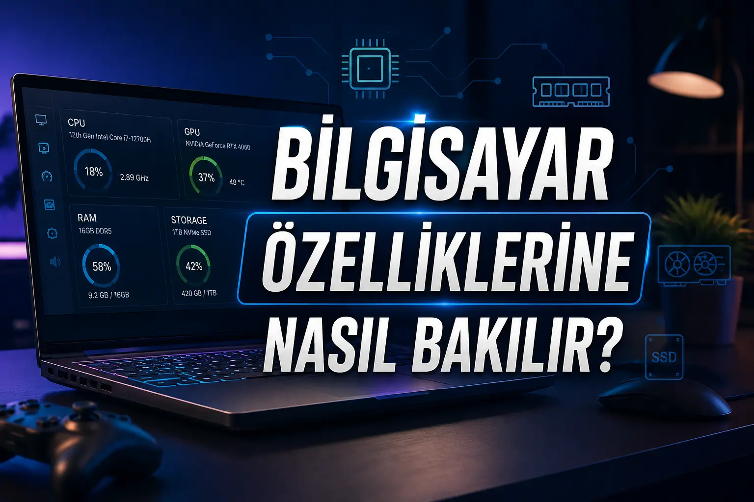 Bilgisayar Özelliklerine Nasıl Bakılır