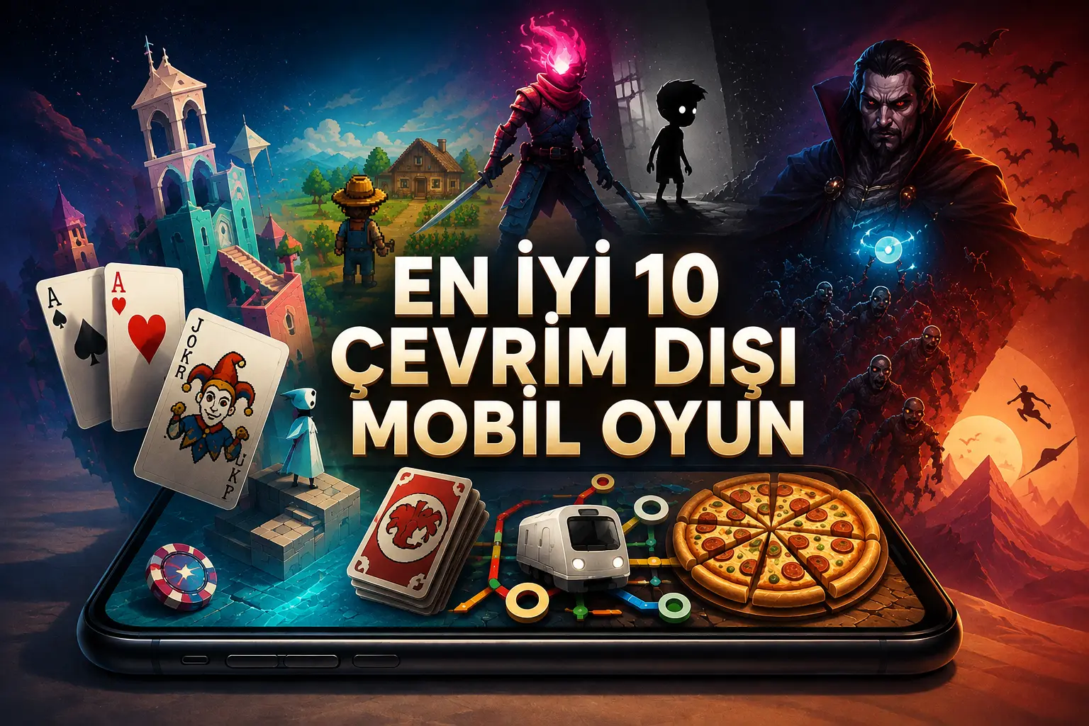 En İyi 10 Çevrim Dışı Mobil Oyun