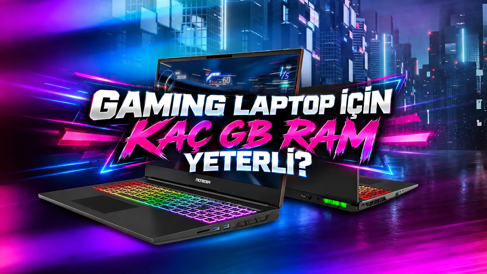 Gaming Laptop İçin Kaç GB RAM Yeterli?