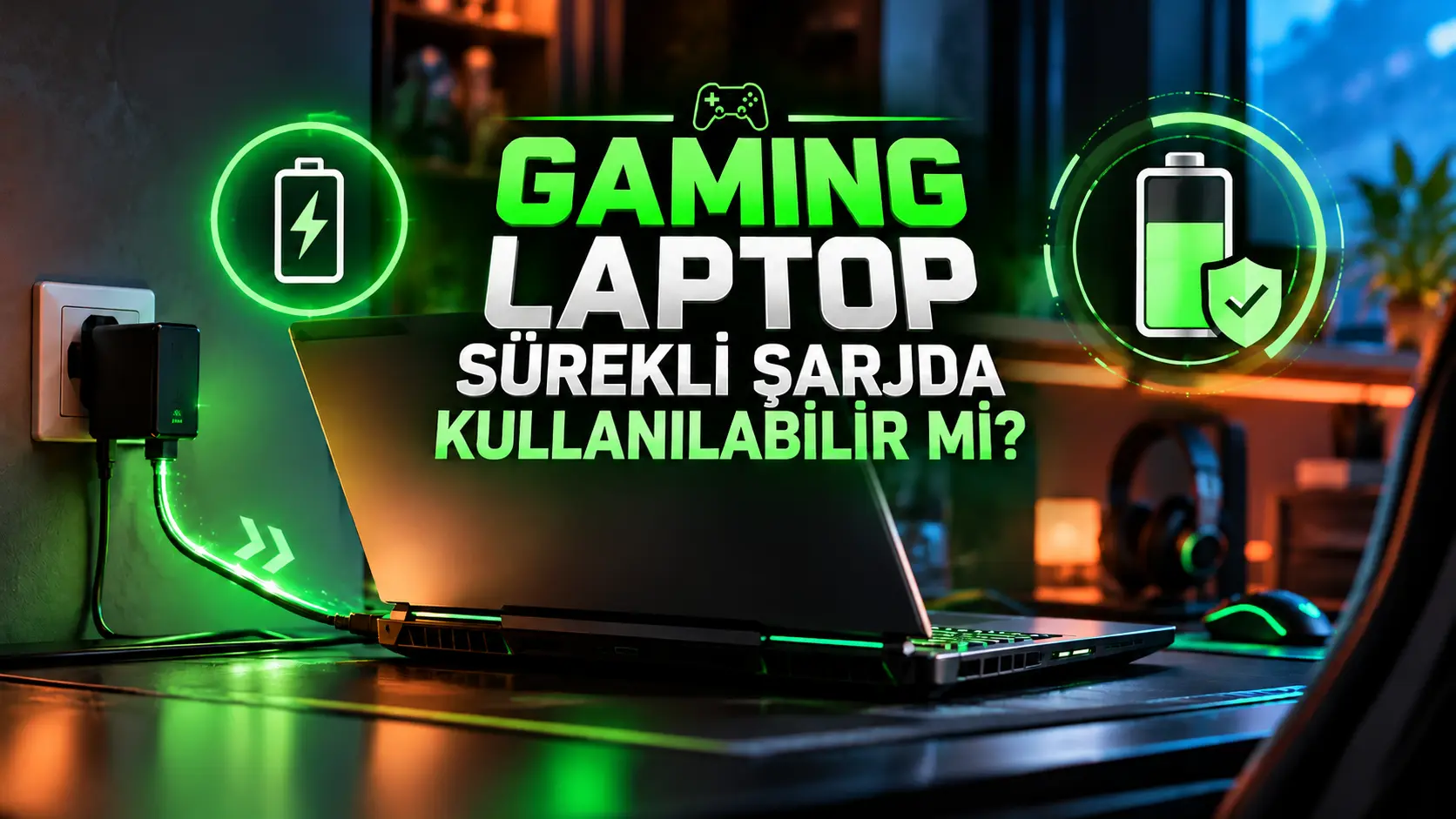 Gaming Laptop Sürekli Şarjda Kullanılabilir mi?