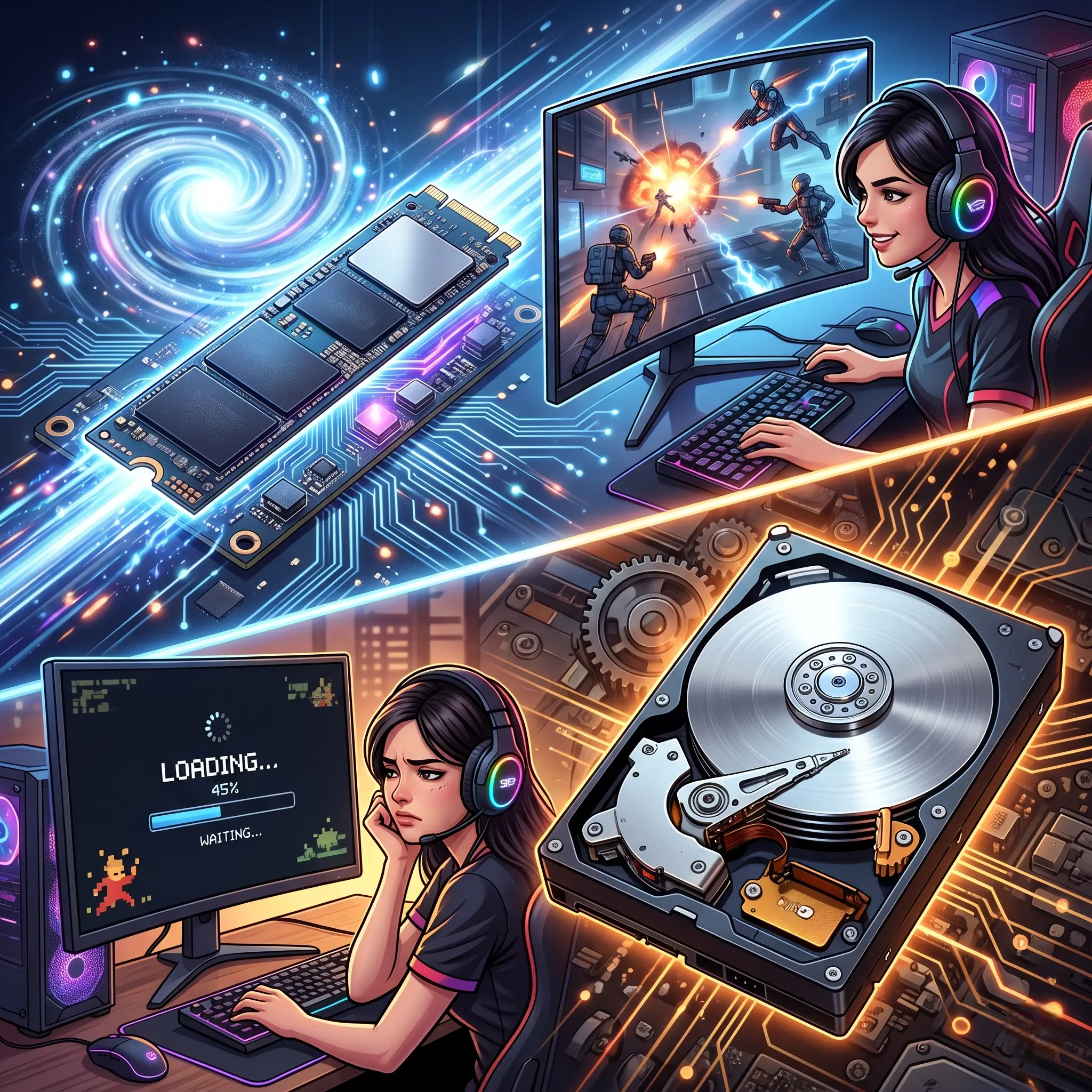 SSD mi? HDD mi? Oyuncular için Hangisi Daha Verimlidir?