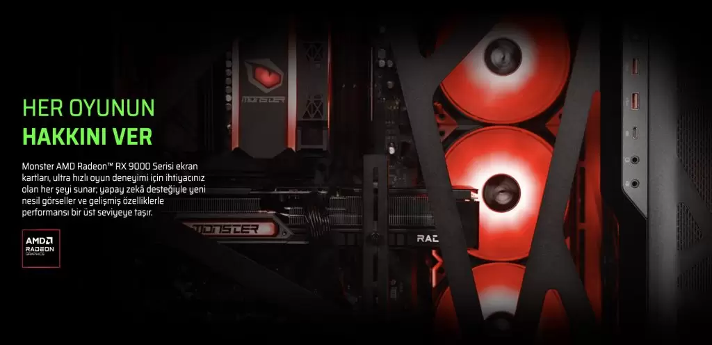 amd monster işbirliği