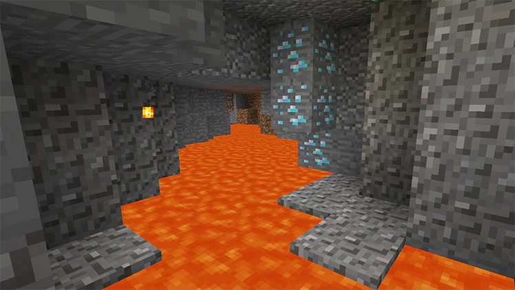 minecraft elmas katmanları