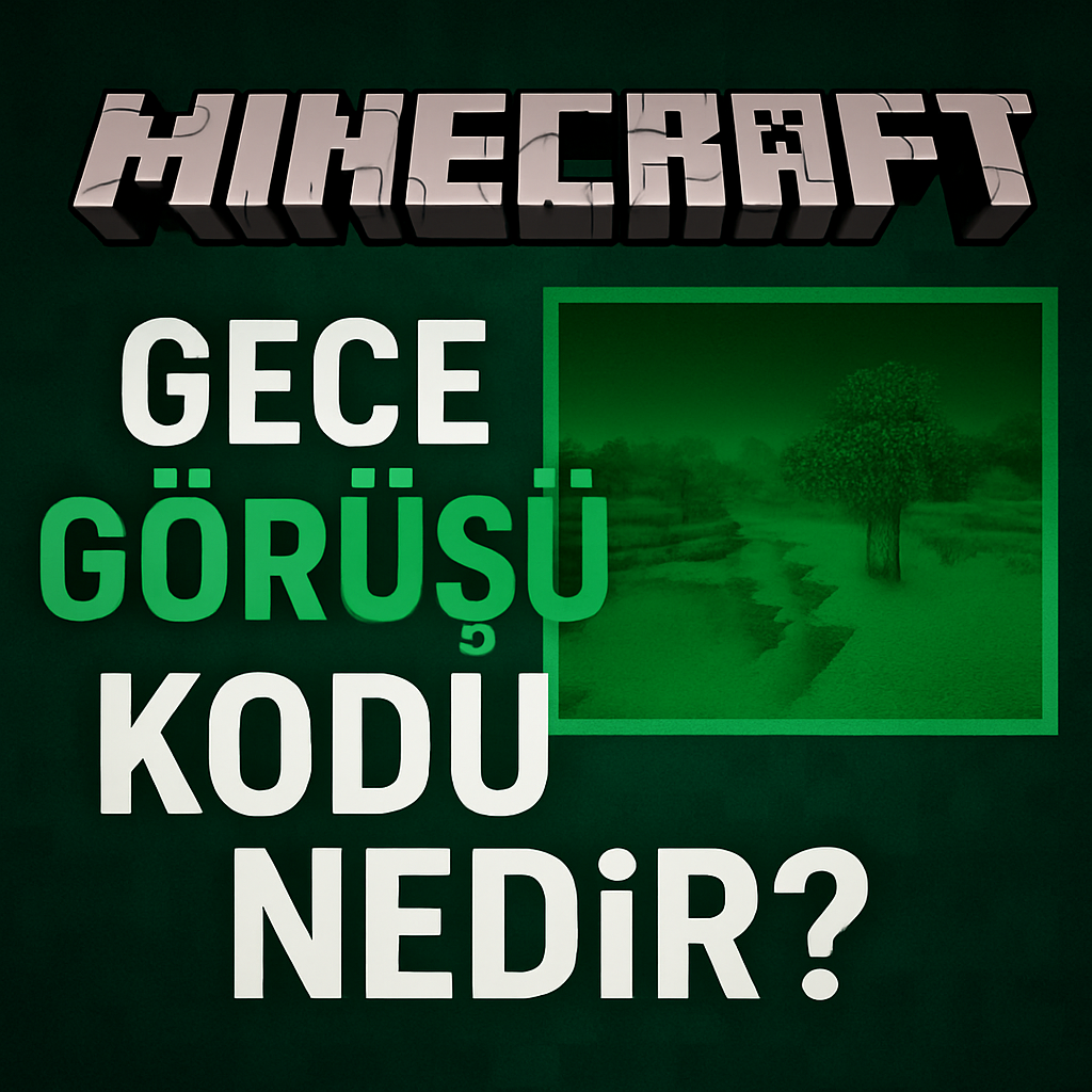 minecraft gece görüşü kodu